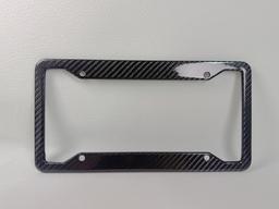 Carbon Fiber License Plate Frame – Slim Profile | Rust-Free Forever — carbon fiber product angle 2