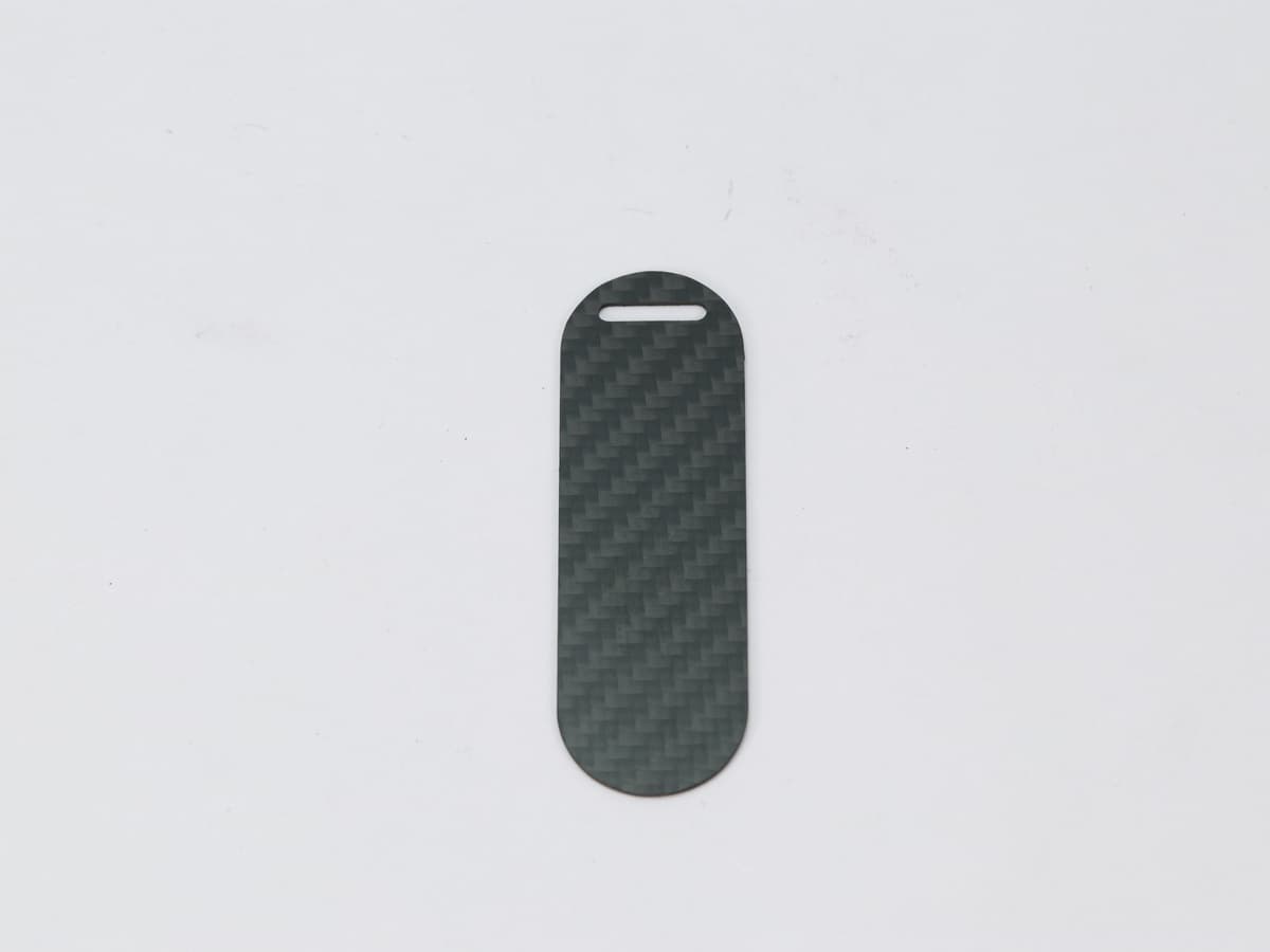 Capsule Hang Tag – Carbon Fiber | Modern Design