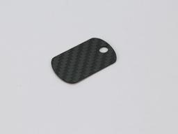 Crown Tag – Carbon Fiber | Royal Touch — carbon fiber product angle 2