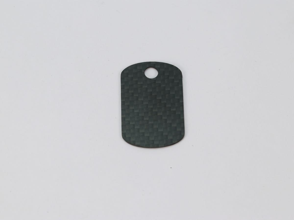 Crown Tag – Carbon Fiber | Royal Touch — carbon fiber close-up view 1