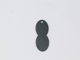 Diamond Tag – Carbon Fiber | Eye-Catching Shape — carbon fiber product angle 3
