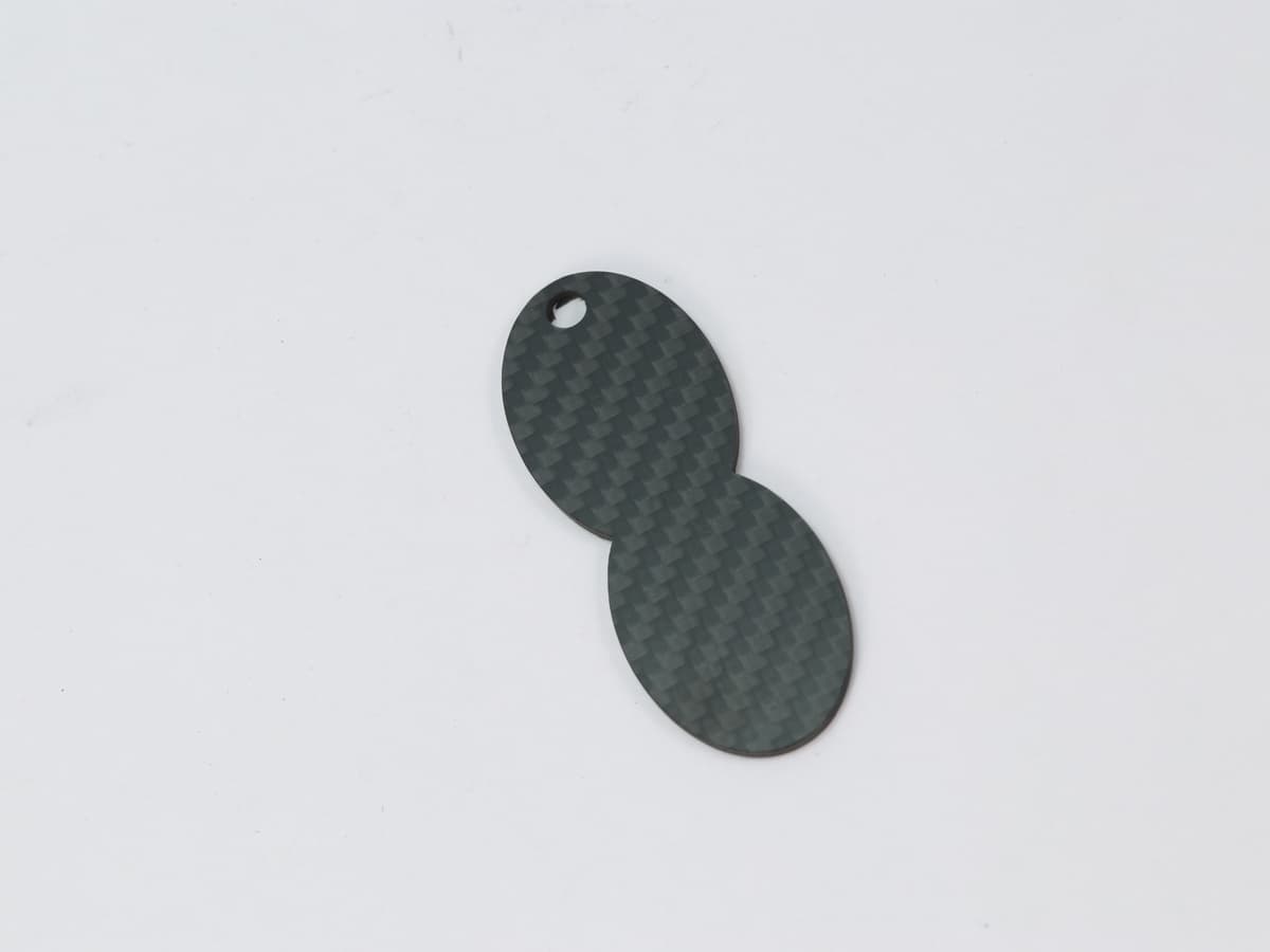 Diamond Tag – Carbon Fiber | Eye-Catching Shape