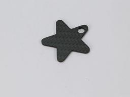 Flame Tag – Carbon Fiber | Bold Energy — carbon fiber product angle 3