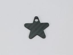 Flame Tag – Carbon Fiber | Bold Energy — carbon fiber product angle 1
