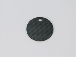 Heart Tag – Carbon Fiber | Gift Ready — carbon fiber product angle 1