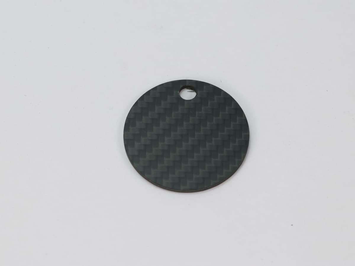 Heart Tag – Carbon Fiber | Gift Ready