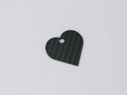 Hexagon Tag – Carbon Fiber | Geometric Design — carbon fiber product angle 2