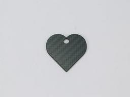 Hexagon Tag – Carbon Fiber | Geometric Design — carbon fiber product angle 1