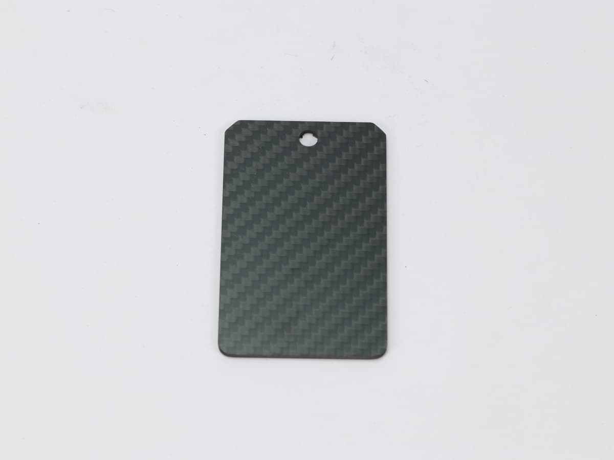 Keychain Tag – Carbon Fiber | Portable Branding