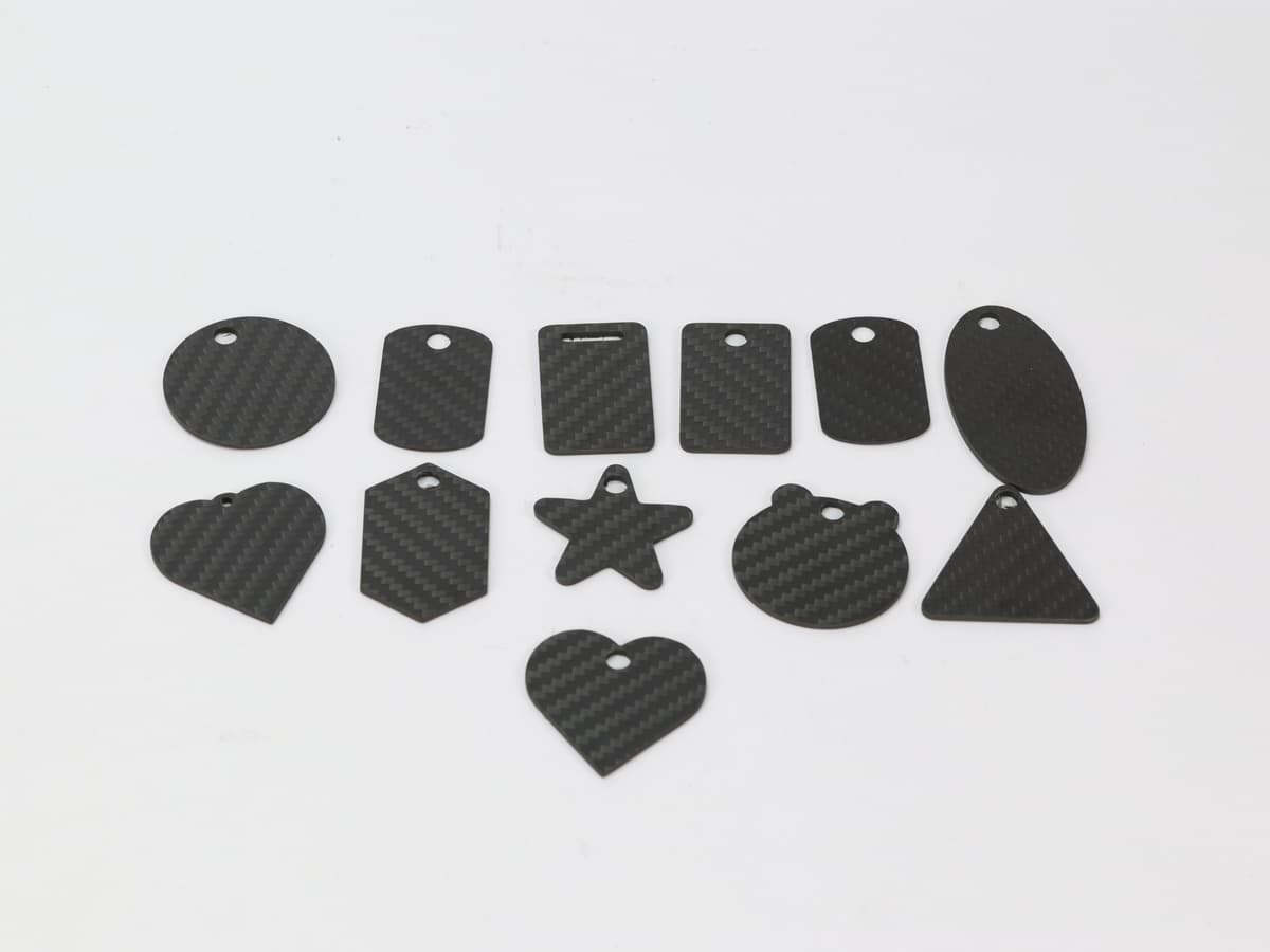 Moon Tag – Carbon Fiber | Subtle Charm