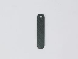 Slim Bar Tag – Carbon Fiber | Sleek Profile — carbon fiber product angle 1