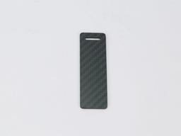 Slot-Top Hang Tag – Carbon Fiber | Easy Display — carbon fiber product angle 1