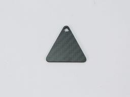 Square Hang Tag – Carbon Fiber | Versatile Layout — carbon fiber product angle 1