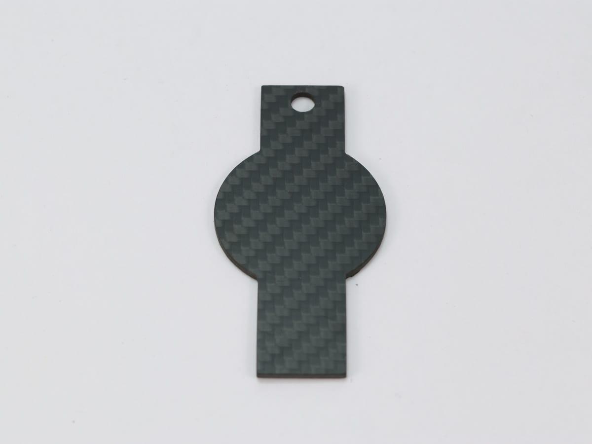 Star Tag – Carbon Fiber | Stand Out — carbon fiber close-up view 1