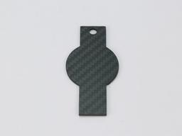 Star Tag – Carbon Fiber | Stand Out — carbon fiber product angle 1