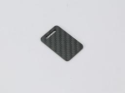 Teardrop Tag – Carbon Fiber | Graceful Curve — carbon fiber product angle 2