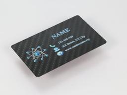 3D Embossed Card – Carbon Fiber + Raised Texture | Tactile Luxury — carbon fiber product angle 2