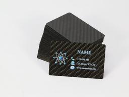 3D Embossed Card – Carbon Fiber + Raised Texture | Tactile Luxury — carbon fiber product angle 5