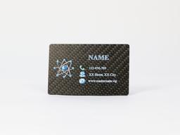 3D Embossed Card – Carbon Fiber + Raised Texture | Tactile Luxury — carbon fiber product angle 1