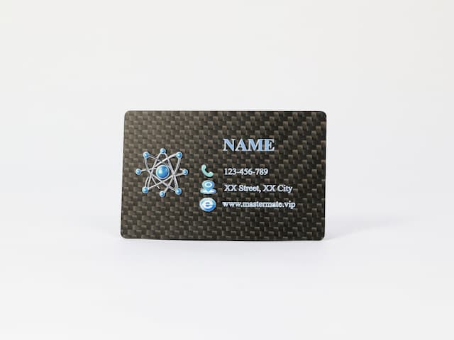 3Dエンボスカード – カーボンファイバー + 3Dエンボス | 触感ラグジュアリー — related carbon fiber product