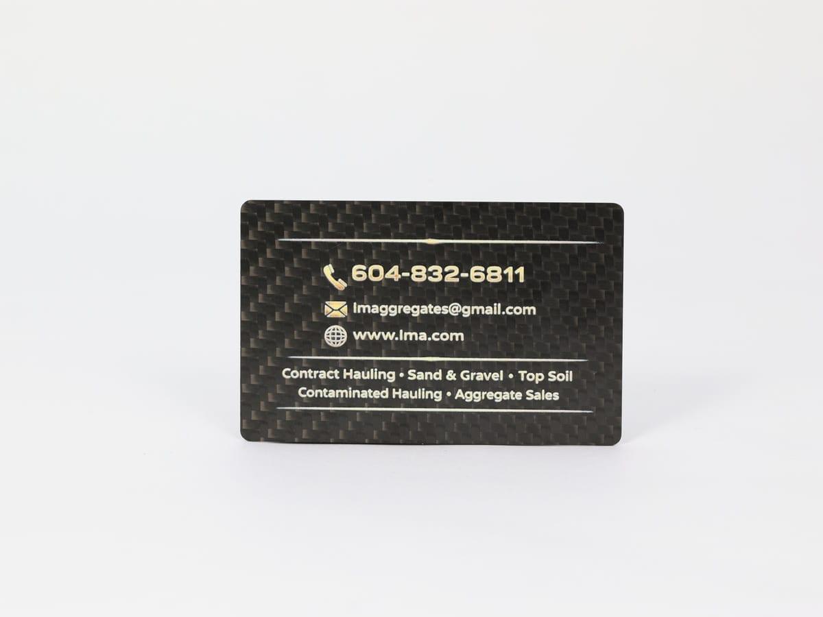 Custom Business Card – Luxury Carbon Fiber | Leave a Lasting Impression — carbon fiber close-up view 2