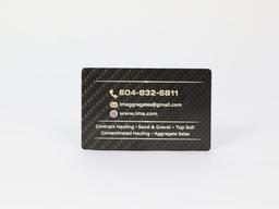 Custom Business Card – Luxury Carbon Fiber | Leave a Lasting Impression — carbon fiber product angle 2