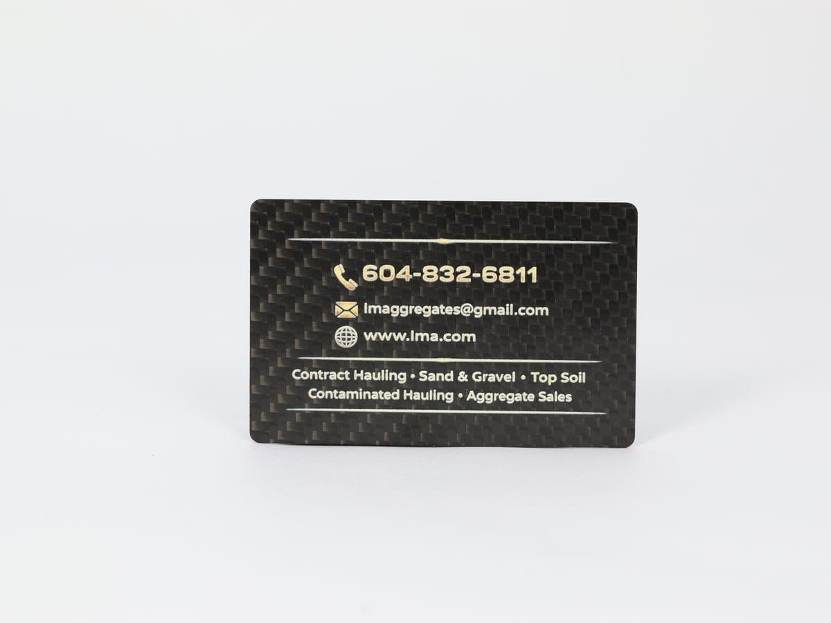 Custom Business Card – Luxury Carbon Fiber | Leave a Lasting Impression — carbon fiber close-up view 1