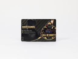 Custom Logo Foil Card – Carbon Fiber + Hot Stamped Foil | Brand Showcase — carbon fiber product angle 1