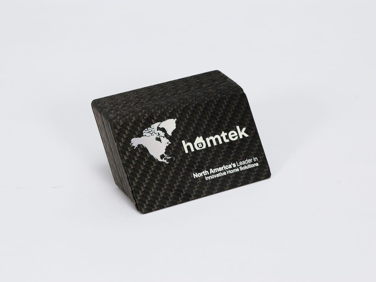 Custom Photo Print Card – Carbon Fiber Base | HD Photo Quality — carbon fiber close-up view 3