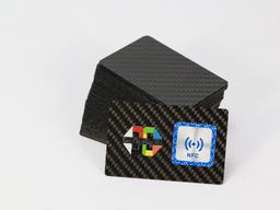 Glossy Full-Color Card – Carbon Fiber + High-Gloss Coating | Vibrant Colors — carbon fiber product angle 5
