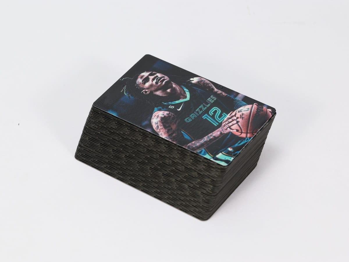 Gold Foil Premium Card – Carbon Fiber + 24K Gold Foil | Luxury Gift — carbon fiber close-up view 4