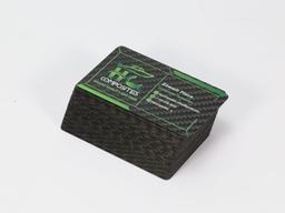Holographic Effect Card – Carbon Fiber + Hologram Film | Light-Shifting — carbon fiber product angle 3