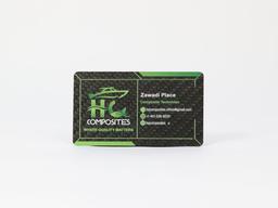 Holographic Effect Card – Carbon Fiber + Hologram Film | Light-Shifting — carbon fiber product angle 1