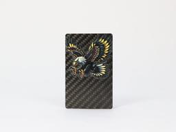 Metallic Print Card – Carbon Fiber + Metallic Ink | Eye-Catching Finish — carbon fiber product angle 1