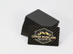 Multi-Layer Print Card – Carbon Fiber + Depth Effect | Multi-Dimensional — carbon fiber product angle 5