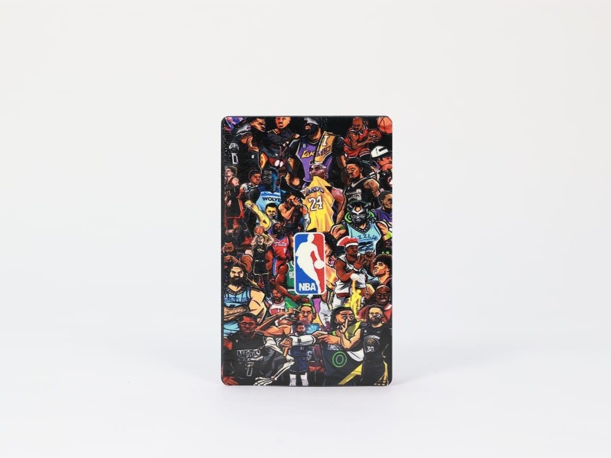 Sports Collectible Card – Carbon Fiber Limited Edition | UV Protected — carbon fiber close-up view 2