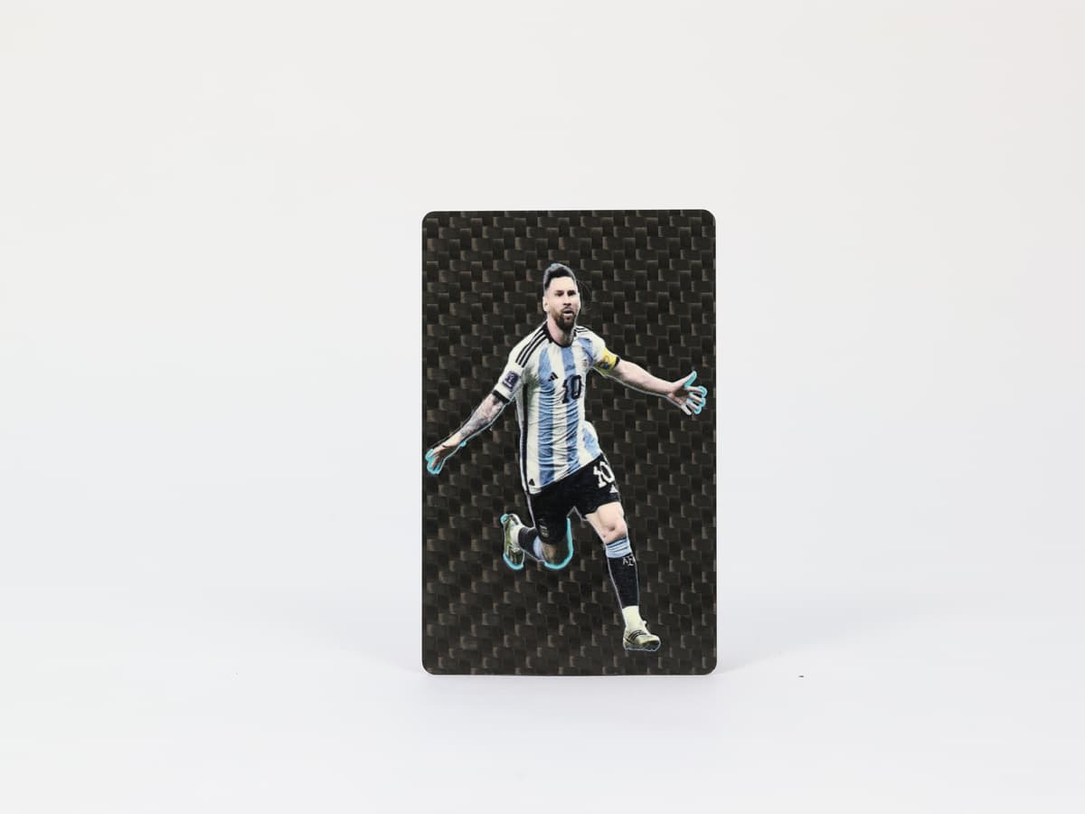 Sports Star Collectible Card – Carbon Fiber Premium | Museum Quality