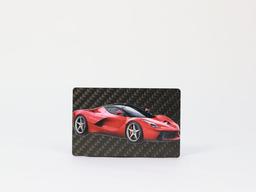 Supercar Brand Card – Carbon Fiber Weave Texture | Auto Enthusiast Edition — carbon fiber product angle 2