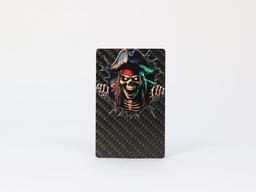 UV Full-Color Print Card – Vivid Carbon Fiber Base | Scratch Resistant — carbon fiber product angle 3