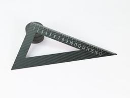 Carbon Fiber Triangle Ruler – Ultra-Light 30g | Anti-Static Precision — carbon fiber product angle 2