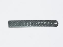 Straight Ruler 15cm – Carbon Fiber | Precision Laser-Cut Marks — carbon fiber product angle 2