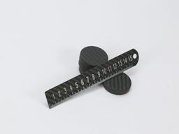 Straight Ruler 15cm – Carbon Fiber | Precision Laser-Cut Marks — carbon fiber product angle 5