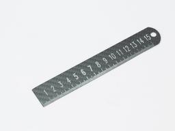 Straight Ruler 15cm – Carbon Fiber | Precision Laser-Cut Marks — carbon fiber product angle 1
