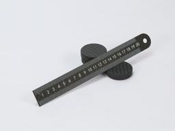 Straight Ruler 20cm – Carbon Fiber | Professional Grade Accuracy — carbon fiber product angle 4
