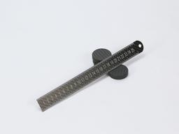Straight Ruler 25cm – Carbon Fiber | Featherweight & Non-Slip — carbon fiber product angle 5