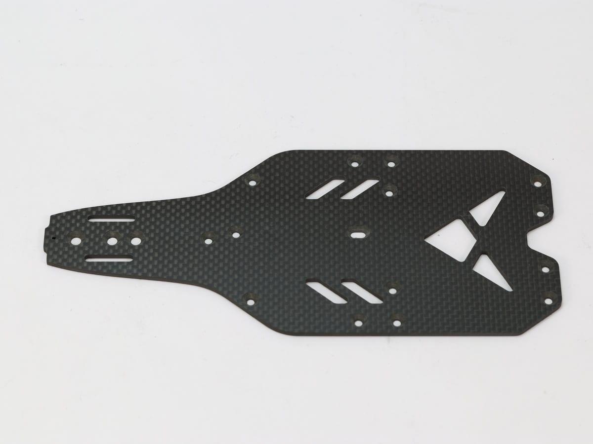 Antenna Support Plate – Carbon Fiber | Low Interference — carbon fiber close-up view 1
