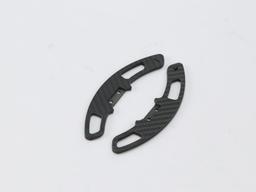 Bottom Frame Plate – Carbon Fiber 2.5mm | Crash Resistant — carbon fiber product angle 3