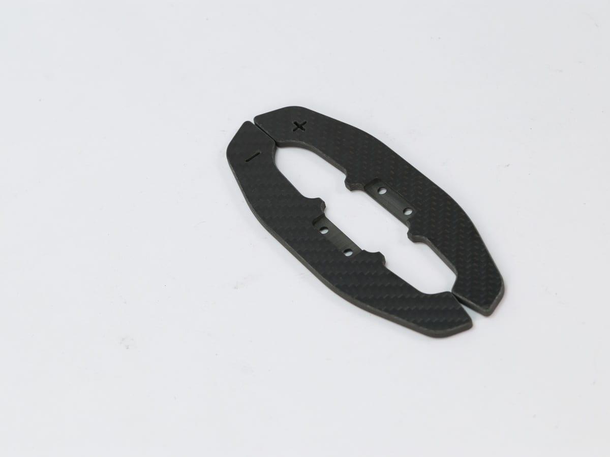 Camera Mount Plate – Carbon Fiber 2mm | Stable Footage — carbon fiber close-up view 2
