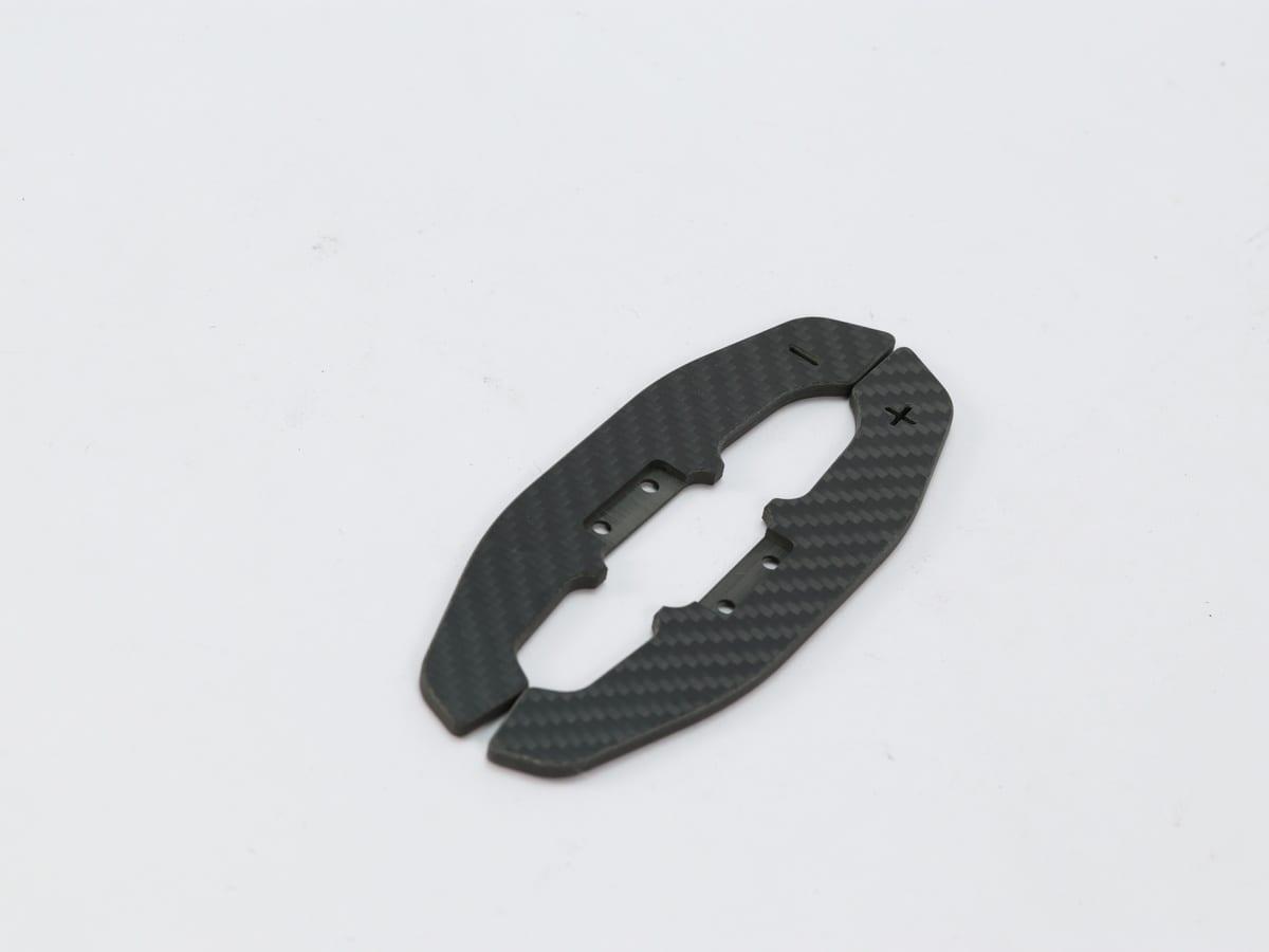 Camera Mount Plate – Carbon Fiber 2mm | Stable Footage — carbon fiber close-up view 3