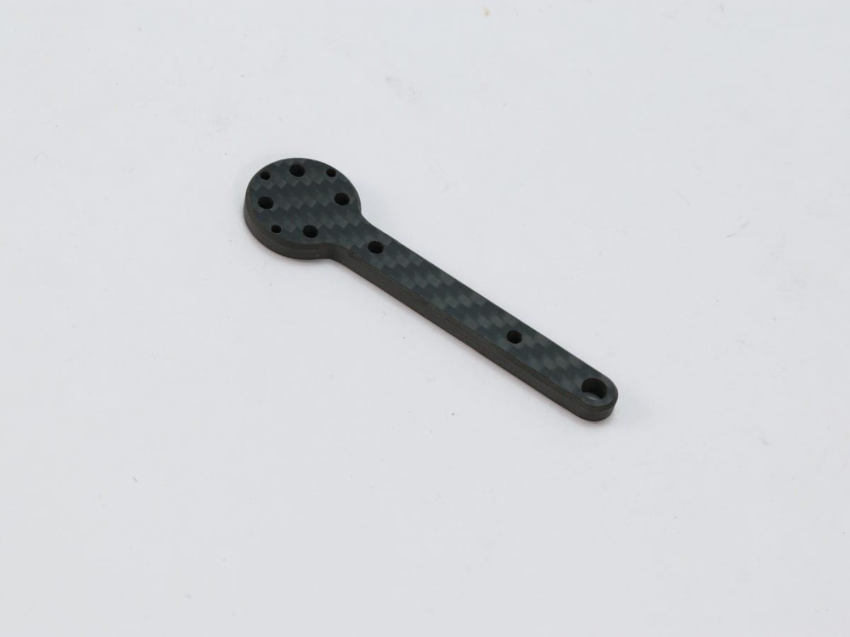 Canopy Mount – Carbon Fiber | Quick-Release Design — carbon fiber close-up view 3